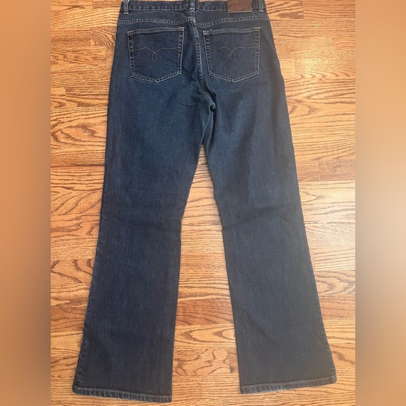 Vintage Lauren Jeans Co. Ralph Lauren Bootcut Jeans – Dark Wash, Size 10 - Picture 5 of 7
